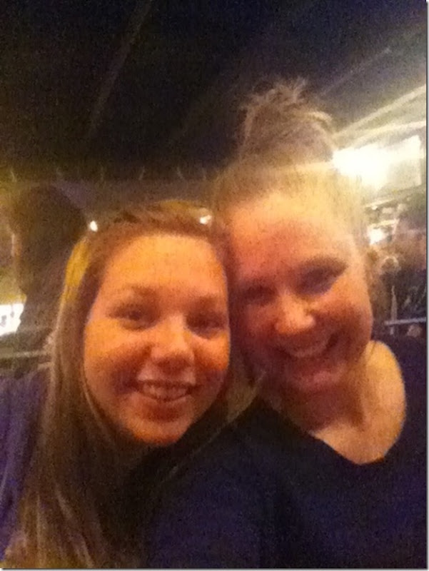 lisa and i at the yard