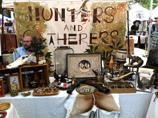 The interns particularly liked this vendor. He had an interesting collection of nature-inspired items for the home.