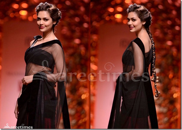 Isha_Gupta_Manish_Malhotra_Saree_Blouse