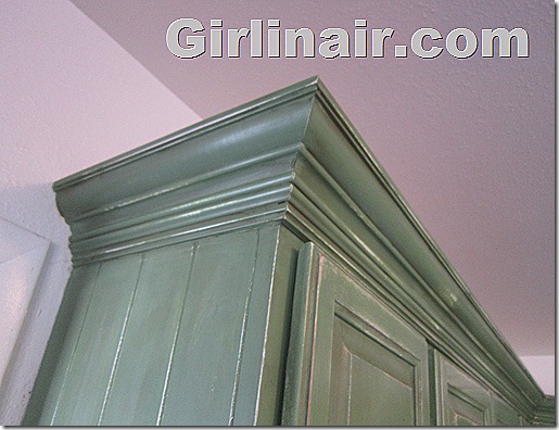 Girl In Air Blog Updating Kitchen Cabinets With Crown Molding