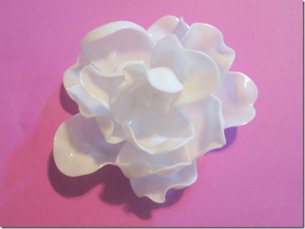 Plastic Spoon Rose