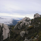 The summit area of Tapal Kuda peak on Sibayak (Daniel Quinn, August 2011)
