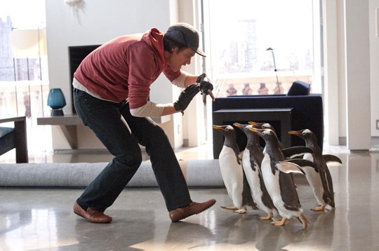 jim carrey and penguins