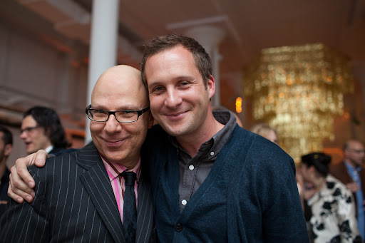 Cake designer Ron Ben-Israel with event designer Matthew Robbins.