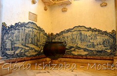 Glória Ishizaka - Mosteiro de Alcobaça - 2012 - Sala dos Reis - azulejo 3 e 4 a Glória Ishizaka - Mosteiro de Alcobaça - 2012 - Sala dos Reis - azulejo 3 e 4 a