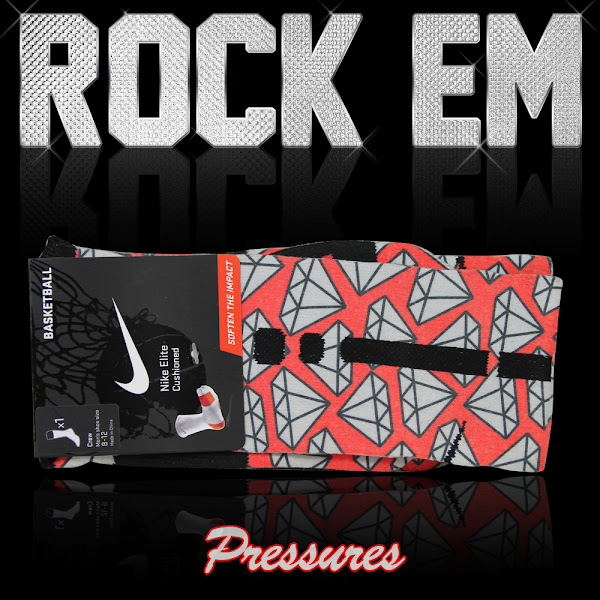 Get Matching LBJ X Diamond Elite Basketball Socks and Rock 8217em