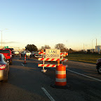 "Lane Closed"