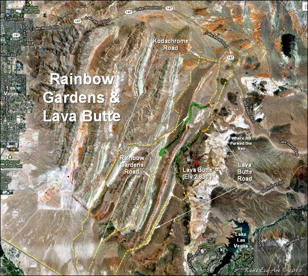 MAP-Lava Butte & Rainbow Gardens-2 MAP-Lava Butte & Rainbow Gardens-2