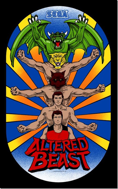 Altered Beast sideart Altered Beast sideart