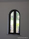 Leaded diamond window.