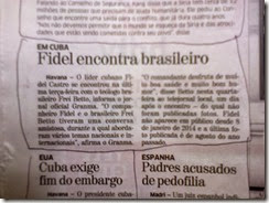Fidel encontra brasileiro - www.rsnoticias.net