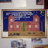 Phtographie à Notre Dame de Laghet dans la cripte en 1997