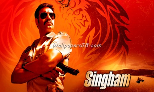 Ajay Devgan Singham Movie Wallpapers | Singham Film 2011 : Singam Kajal Aggarwal Latest Wallpapers
