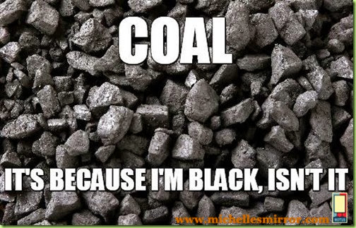COAL-BLACK