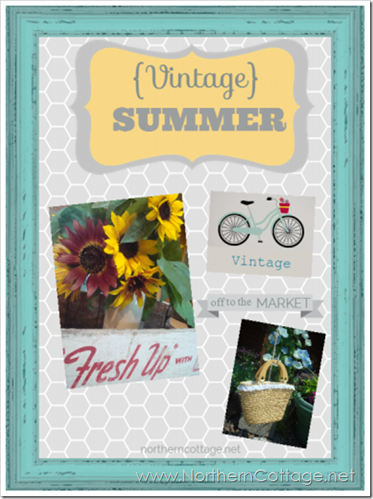 vintage summer inspiration board
