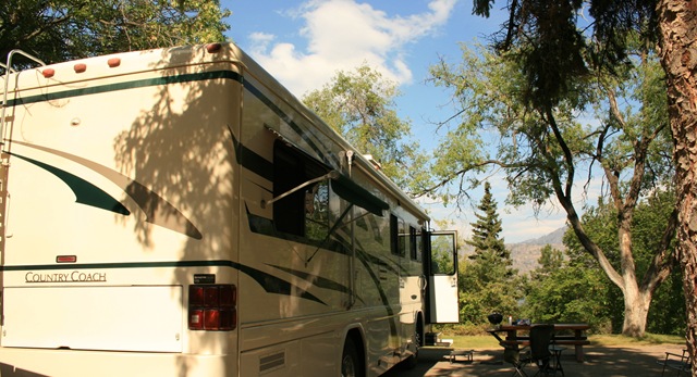 Our site at Okanagan Lake PP