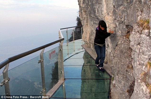 Image result for China’s Mount Hua skywalk