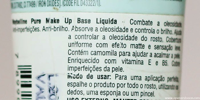 Base_Pure_Makeup_Maybelline_Hemerson_ParanaguaPropriedades Base_Pure_Makeup_Maybelline_Hemerson_ParanaguaPropriedades