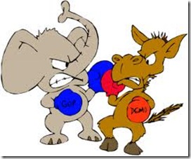 republicans and dems fighting