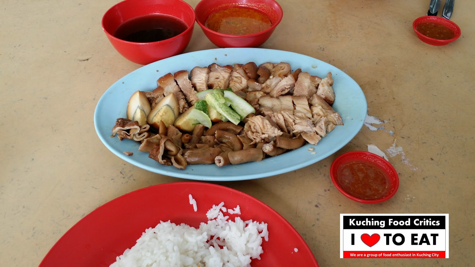 Kuching Food Critics Pork Leg Rice Lee Coffee Shop, Jalan Song Thian