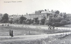 Vintage postcards Kensington Palace
