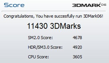 MSI CX61 0ND Benmark 3D Mark06 MSI CX61 0ND Benmark 3D Mark06