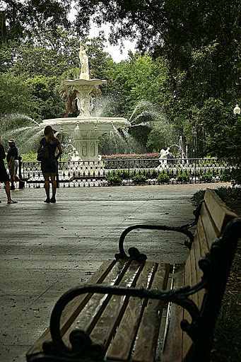 Fountain on Forsyth Square in Savannah