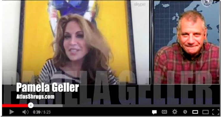 Pam Geller - Tom Trento. Screen Capture of TrentoVision Pam Geller - Tom Trento. Screen Capture of TrentoVision