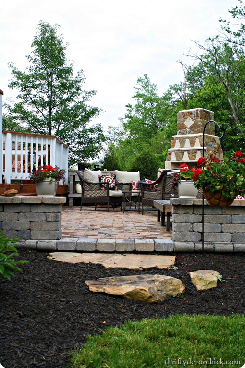 stone patio stone patio