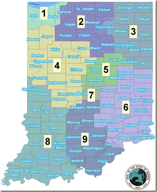 Indiana Congressional Districts 2012