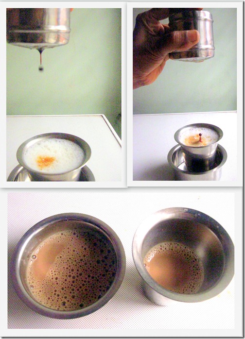 filter coffee collage