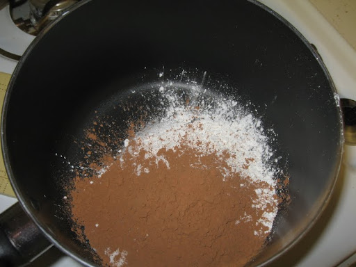 For classic chocolate pudding, add 1/4 cup of unsweetened cocoa powder to the granulated sugar, cornstarch and salt in the saucepan.