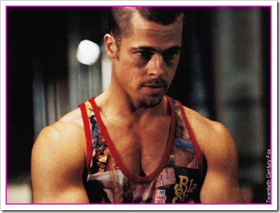 brad pitt fight club diet