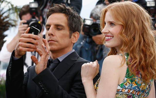 CANNES, FRANCE - MAY 18:  Actors Ben Stiller and Jessica Chastain pose at the 'Madagascar 3: Europe's Most Wanted Photocall' during the 65th Annual Cannes Film Festival at Palais des Festivals on May 18, 2012 in Cannes, France.  (Photo by Andreas Rentz/Getty Images) *** Local Caption *** Ben Stiller;Jessica Chastain