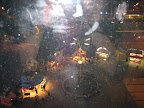 Blurry night time shot from the Riesenrad.