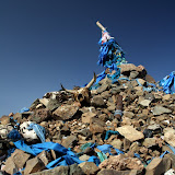 All sorts of interesting offerings on the ovoo: skulls, cash and vodka bottles to name a few.