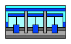 gas station 2, 2002, digital c-print (single edition), 16 x 26 in.