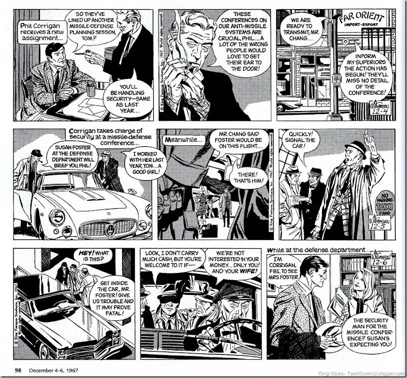 Agent X9 Phil Corrigan Daily Strip 86 A Jewell For Blackmail By Archie Goodwin & Al Williamson