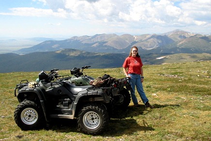 Dad & Andrea to Georgia Pass