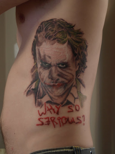 Heath Ledger Joker TattooJPG