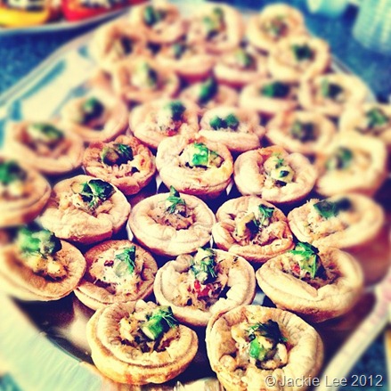 Crab and avocado tartlets Crab and avocado tartlets