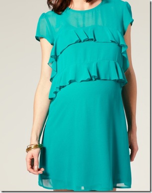 Frill front dress