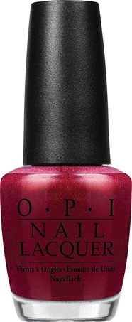 OPI Red Fingers & Mistletoes