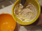 Cream cheese and brown sugar.