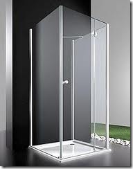 3 sided shower cubicles uk