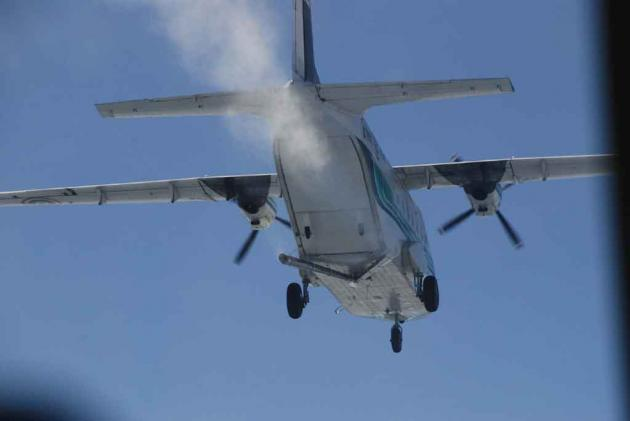 An airplane releases chemicals to stimulate rainfall in northern Thailand. Thailand has dispatched 137 rainmaking flights using 150 tonnes of chemicals which induced 32 days of rain. As the drought becomes more severe, farmers - especially those growing rice, corn and sugarcane - are calling for more rainmaking operations. nationmultimedia.com