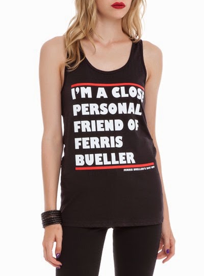 Ferris Bueller Tank Top from Hot Topic Ferris Bueller Tank Top from Hot Topic