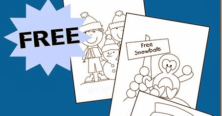Winter Coloring Sheets (FREE!)