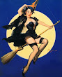 Broom Wiccan Moon