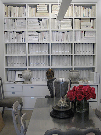 At first glance, everything looks pretty neutral until you see the rest of my collection of books.